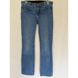 Wrangler Q-Baby Ultimate Riding Jeans Bootcut Blue Denim Size 5/6 x 34